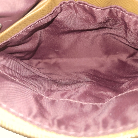 Michael Kors Kempton Nylon Tan Gold Tone Hardware Lightweight Crossbody Bag - Picture 6 of 10